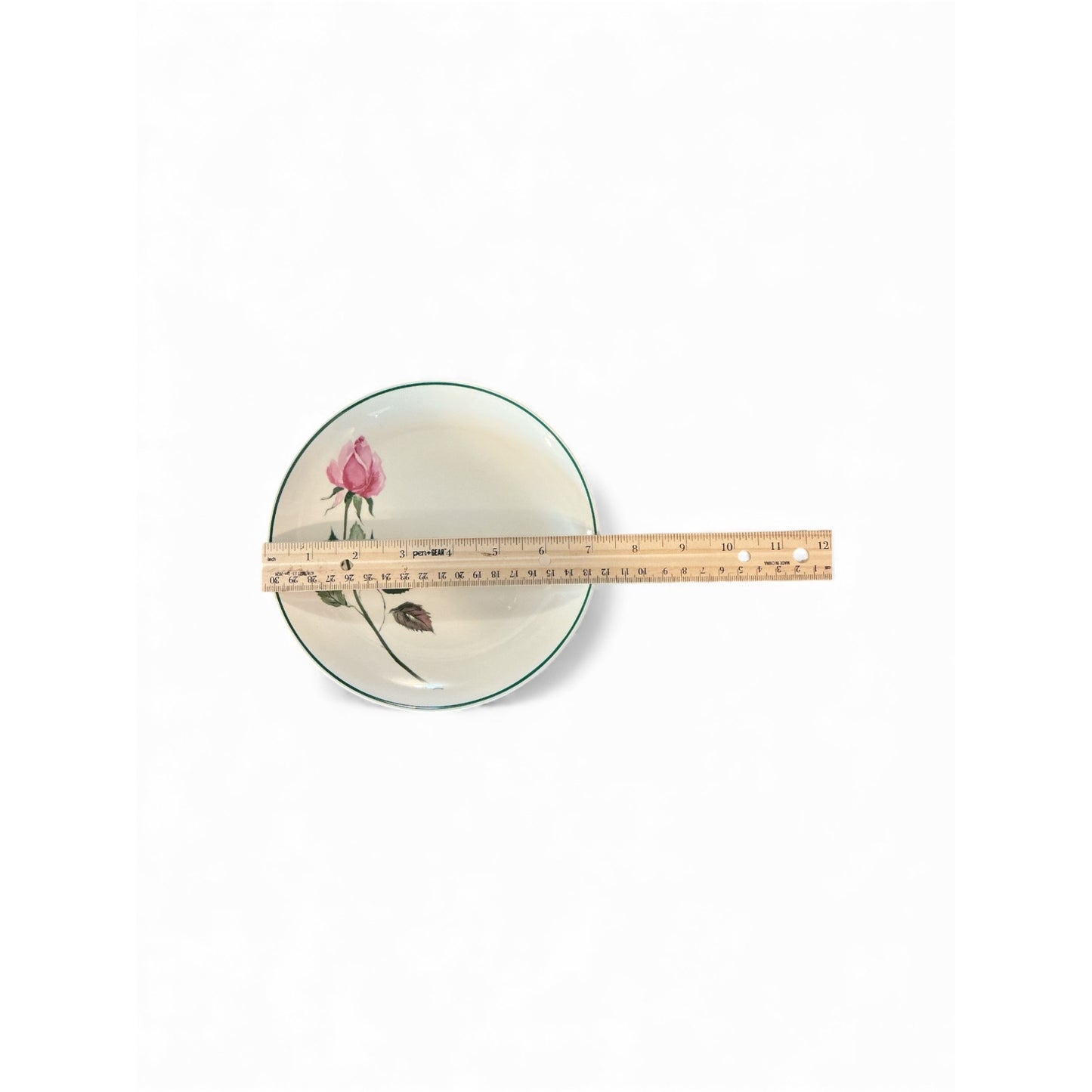 Cunningham & Pickett Rose Pattern Dinnerware Set - 7" 8" 11.25" Plates - Vintage China Collectible Tableware