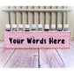 Custom Wooden Essential Oil Holder - Handmade, Hand-Painted Stand for 10 Roller Bottles or 5ml Oils - Personalized Custom Colors & Wording
