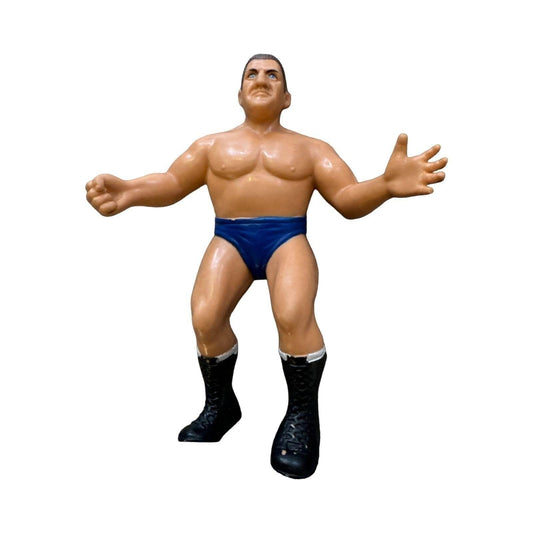 Vintage 1986 Bruno Sammartino Wrestling Figure Titan Sports Inc Rubber WWF 8"