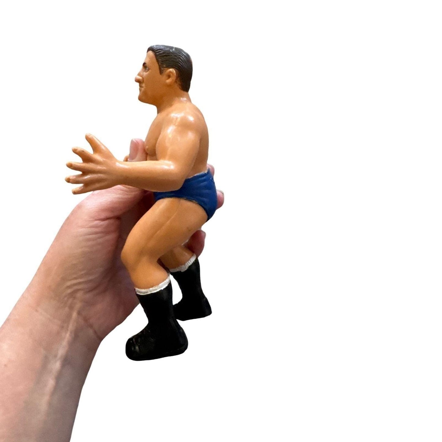 Vintage 1986 Bruno Sammartino Wrestling Figure Titan Sports Inc Rubber WWF 8"