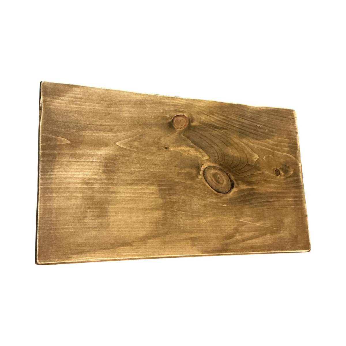 Personalized Wood Sign, Custom Wording & Font, Distressed Walnut and White Wall Decor, 16 x 9.25 Inches