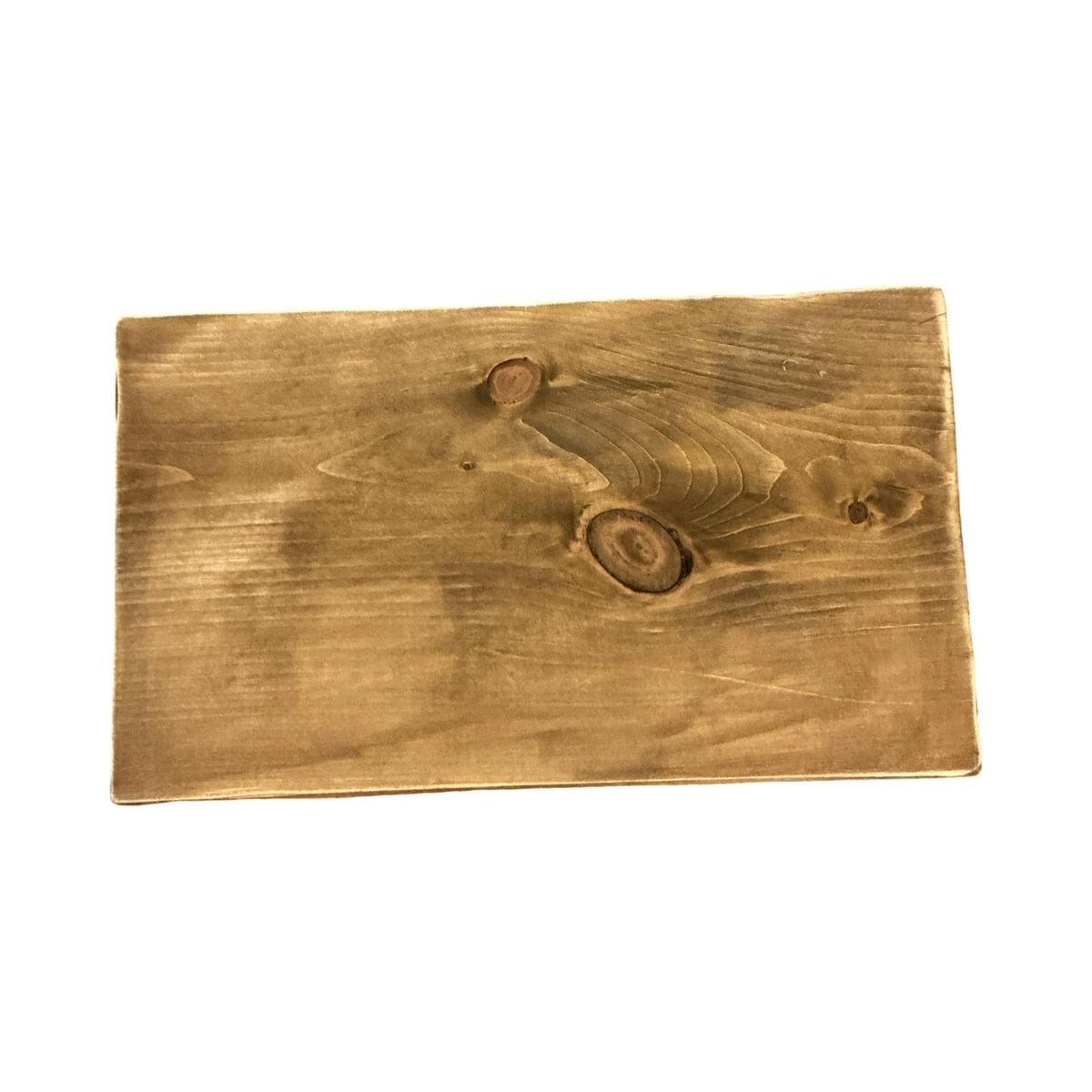 Personalized Wood Sign, Custom Wording & Font, Distressed Walnut and White Wall Decor, 16 x 9.25 Inches