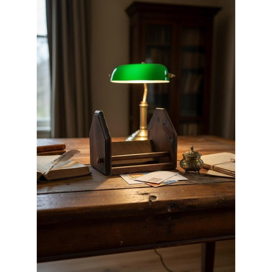 Vintage Wooden Mail Holder Desk Organizer By Knock On Wood California