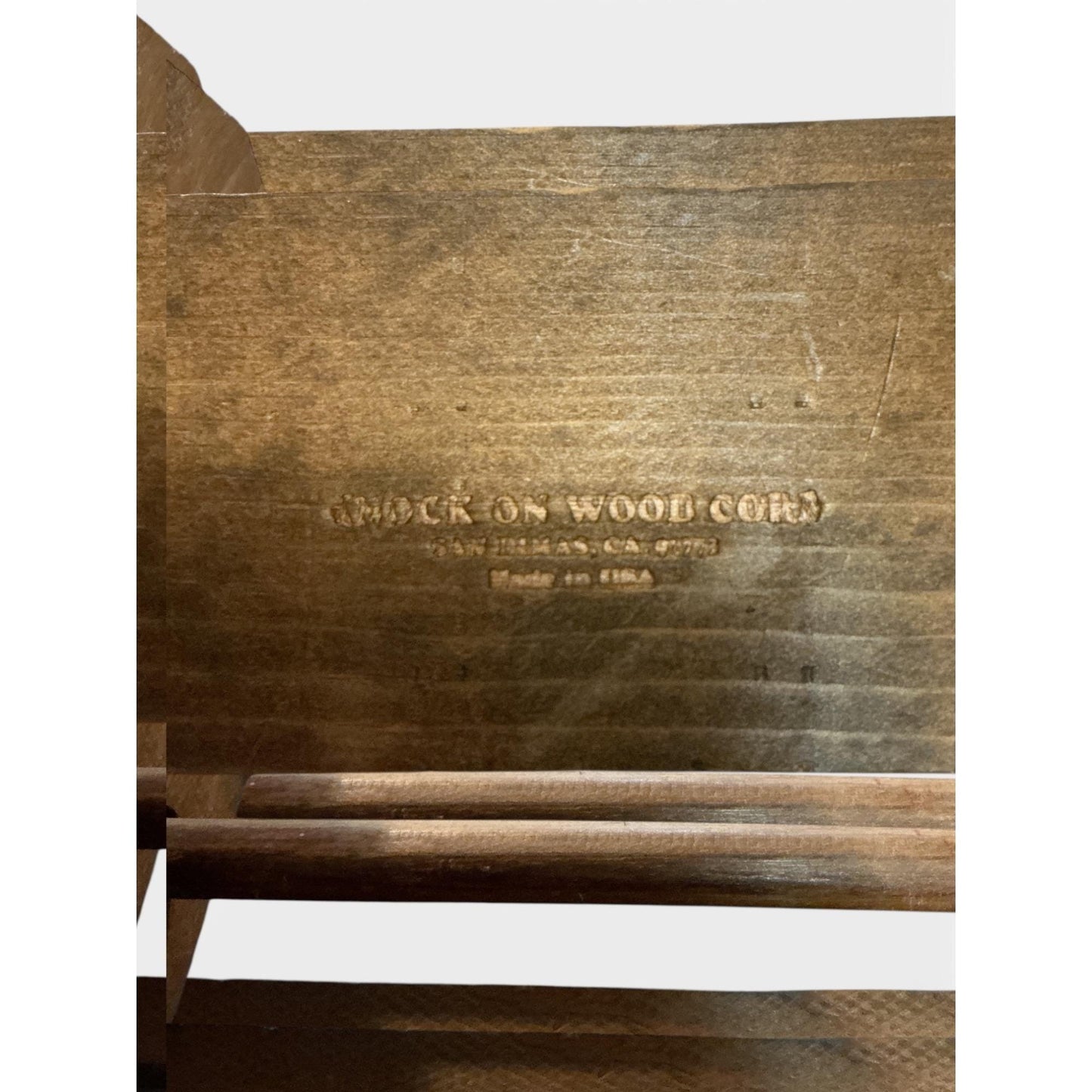 Vintage Wooden Mail Holder Desk Organizer By Knock On Wood California