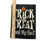 Trick or Treat Smell My Feet Halloween Wooden Sign Distressed Rustic Wall Decor
