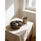 Decorative Fabric Rag Balls Set of 5 Black White Patterned Bowl Fillers Rustic
