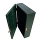 Vintage Wooden Christmas Santa Claus Box With Hinged Lid & Lock Closure