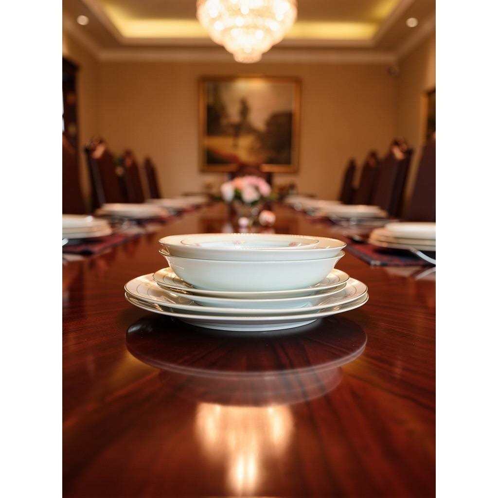 Vintage Noritake China Floral Pattern Plates & Bowls Set Of 8