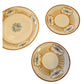 Vintage Maruhon Ware Hand Painted Japan Plates With Floral Design Set Of 3