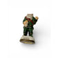 Vintage 1889 Santa Claus Figurine By Christmas Reproductions Inc Made In Korea 5" Tall Green & Red