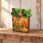 Basket Case Designs Sunflower Wood Block Sign Rustic Farmhouse Decor 4x4
