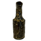 Rare Handmade Vase/Decorative Bottle – Abstract Brown & Beige with 2 openings