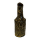 Rare Handmade Vase/Decorative Bottle – Abstract Brown & Beige with 2 openings