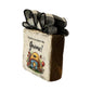 Rustic Wood Sign There's no place like Gnome Mushroom House Tiered Tray