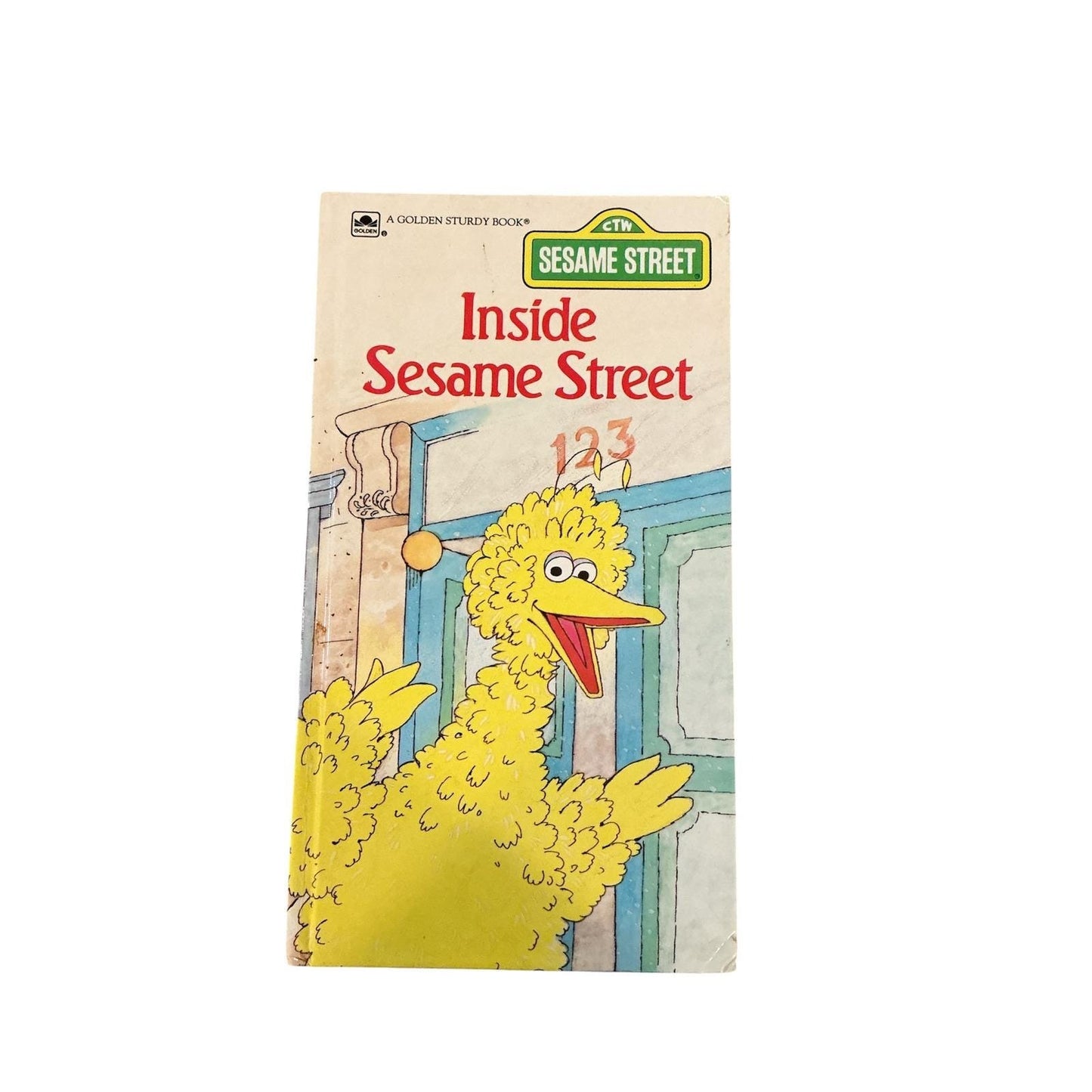 Inside Sesame Street A Golden Sturdy Book Big Bird Vintage 1986 0-307-12142-9