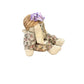 Vintage House of Lloyd Bunny Doll Floral Romper Straw Hat 15 InchL