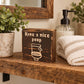 Basket Case Designs Have A Nice Poop Wood Block Sign Rustic Bathroom Decor 4x4
