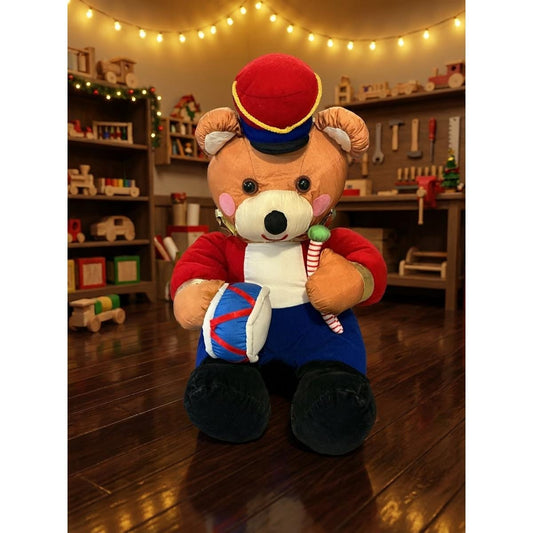 Vintage 1993 Toy Soldier Bear, 14.5" Plush Collectible