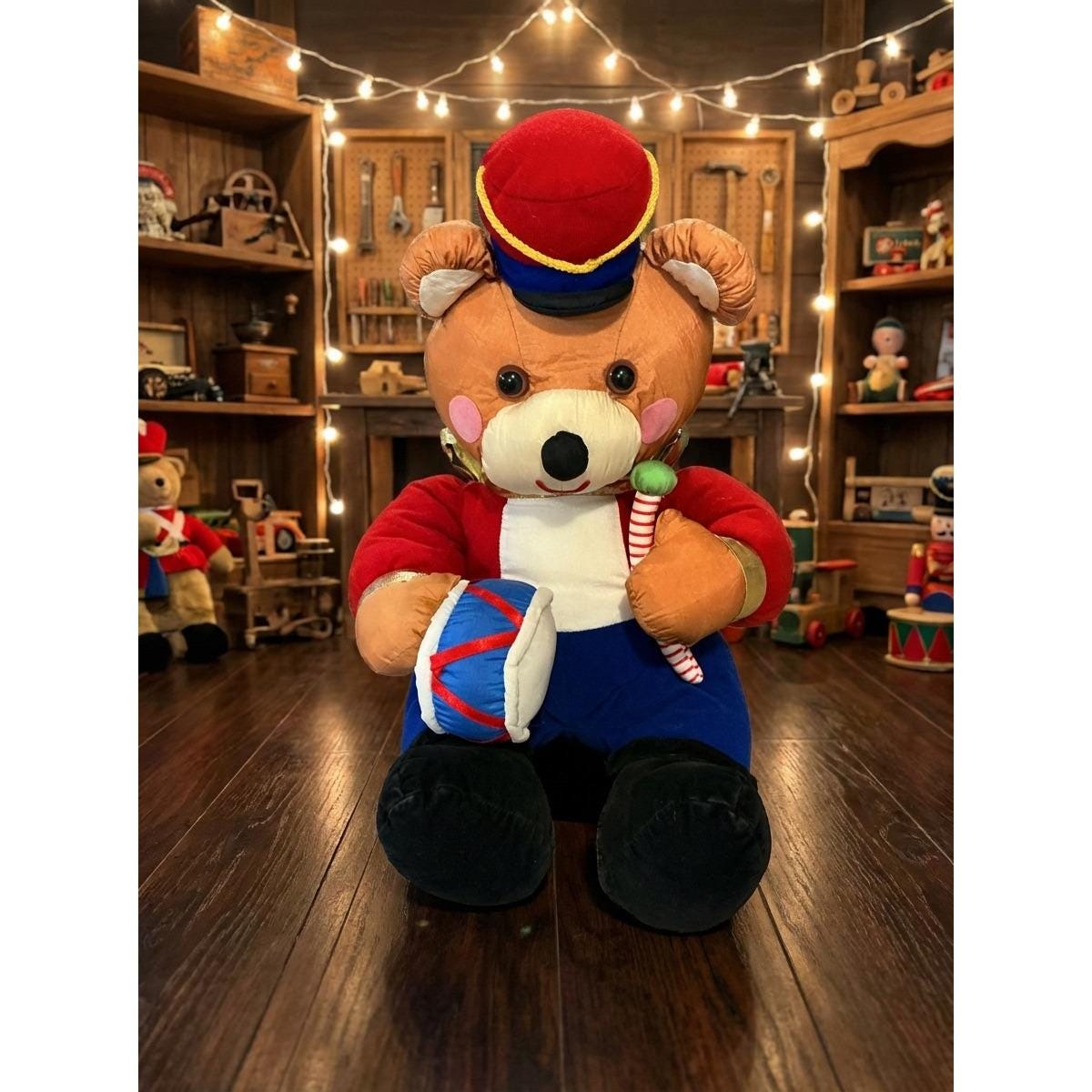 Vintage 1993 Toy Soldier Bear, 14.5" Plush Collectible
