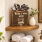 Handmade Have A Nice Poop Wood Block Sign Farmhouse Bathroom Decor 4x4 Brown