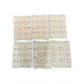 Bohemian Woven Cotton Placemats Set Of 6 Pastel Floral Rustic 16.5 x 11.5 Inches