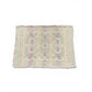 Bohemian Woven Cotton Placemats Set Of 6 Pastel Floral Rustic 16.5 x 11.5 Inches