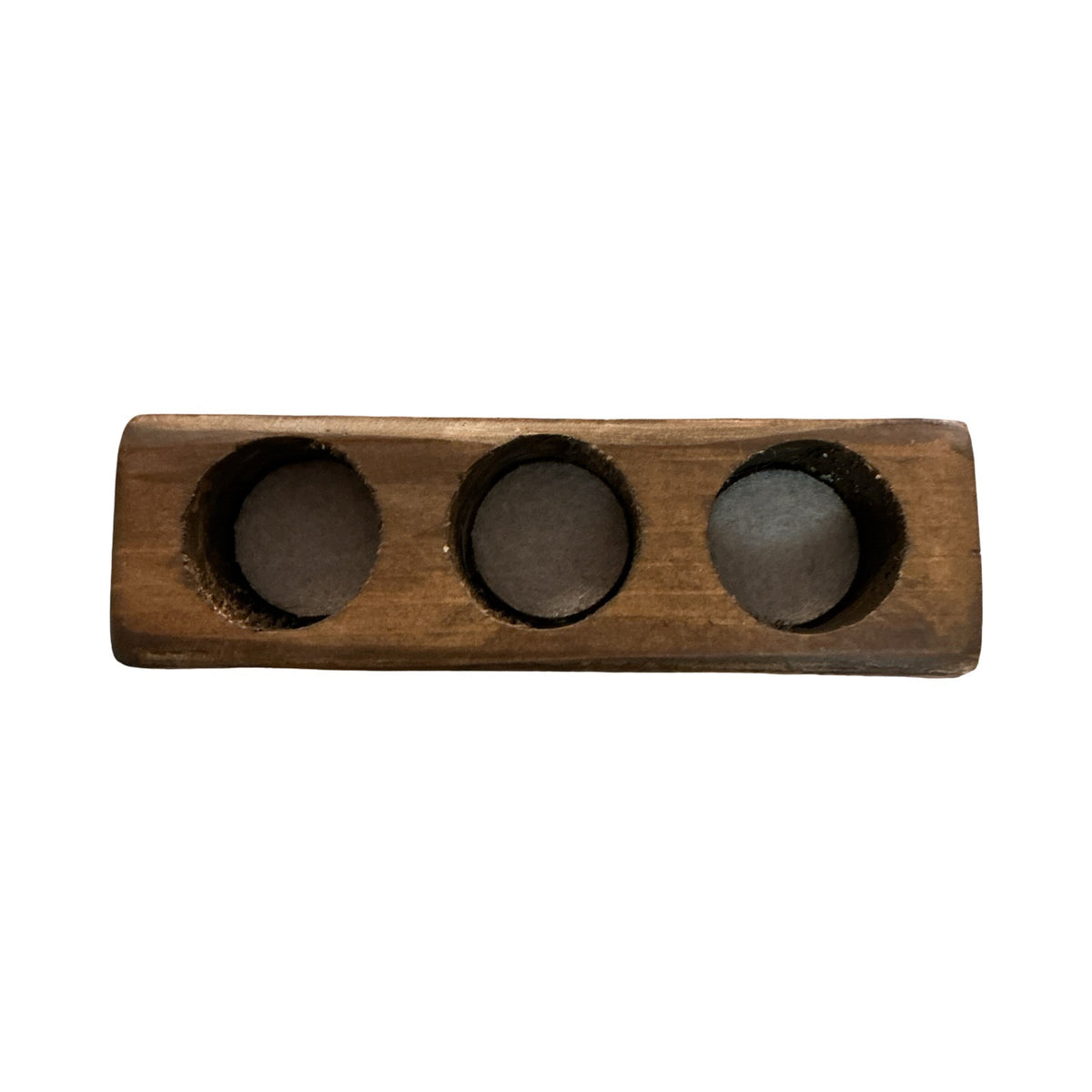 Handmade Wooden Essential Oil Holder With Floral Design For 3 Bottles Fits 5ml & 10ml Rustic Decor Display