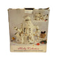 Vintage Madison & Max Holly Collection Santa Stacking Teapot with Sugar  Cream