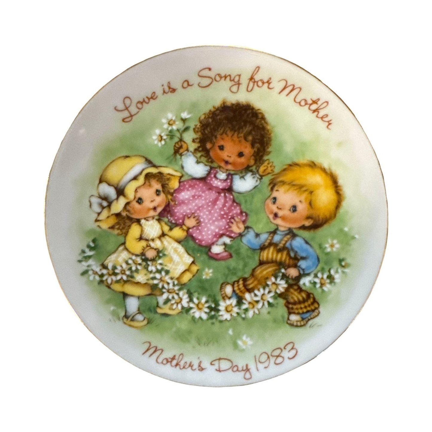 1983 Avon Mothers Day Plate "Love Is A Song For Mother" Collector Plate