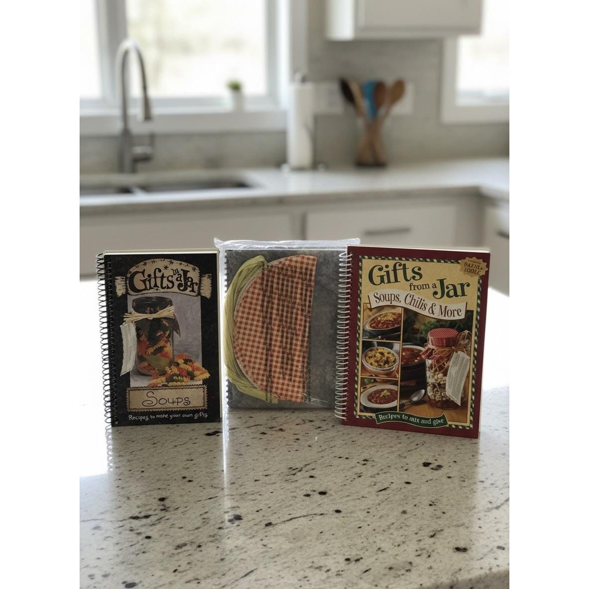 Vintage 2001 & 2004 "Gifts In A Jar" Recipe Books  Kit Set