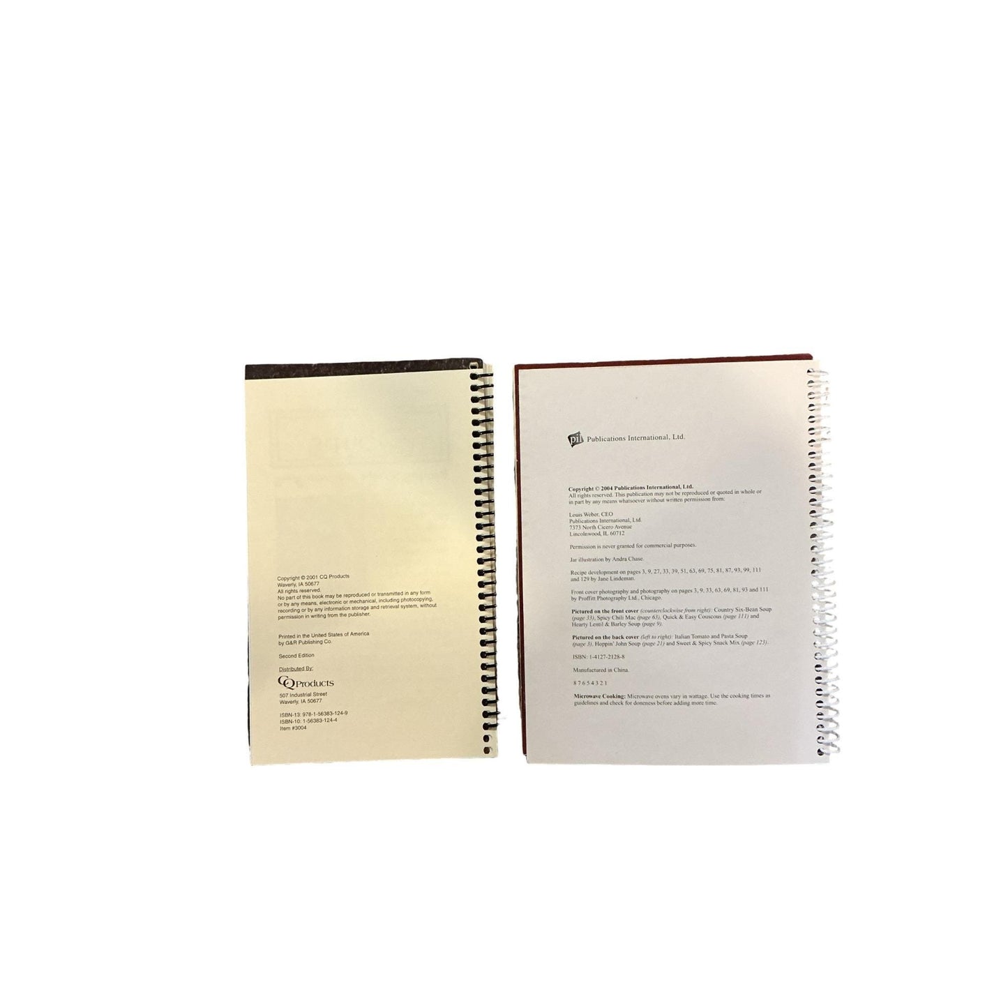 Vintage 2001 & 2004 "Gifts In A Jar" Recipe Books  Kit Set