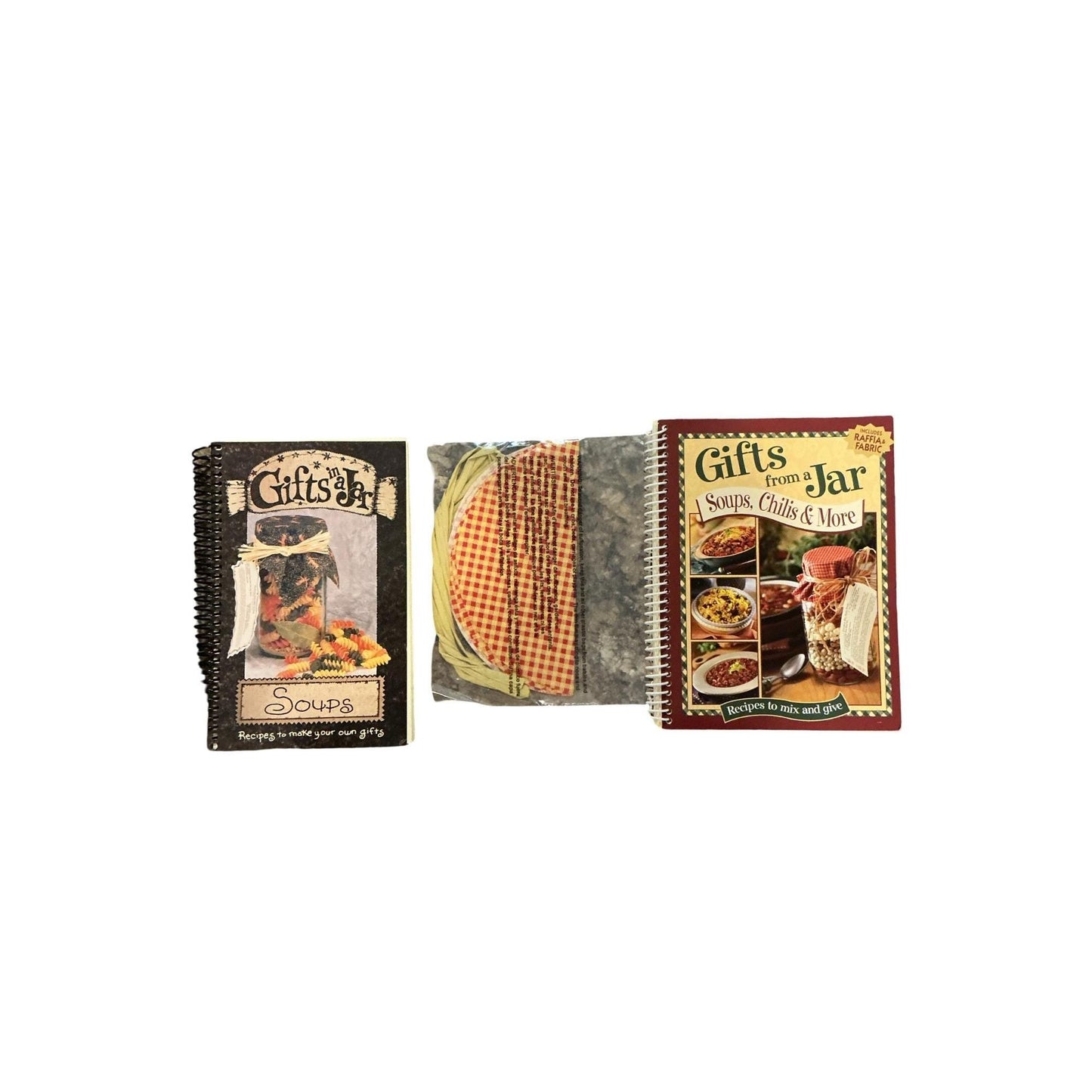 Vintage 2001 & 2004 "Gifts In A Jar" Recipe Books  Kit Set