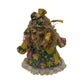 Main Joy Limited Vintage Floral Rag Doll Lace Trim Yarn Hair Weighted 8.5 Inch