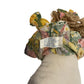 Main Joy Limited Vintage Floral Rag Doll Lace Trim Yarn Hair Weighted 8.5 Inch