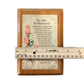 Wooden Friendship Plaque Helen Steiner Rice Poem Rose Art Gift Decor