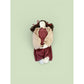 House Of Lloyd 1993 Upsy Daisy Door Knobber Vintage Cloth Rag Doll 16" Burgundy & Cream