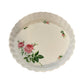 Christineholm Porcelain Quiche Tart Pan Pink Rose Floral Fluted Ceramic Baker