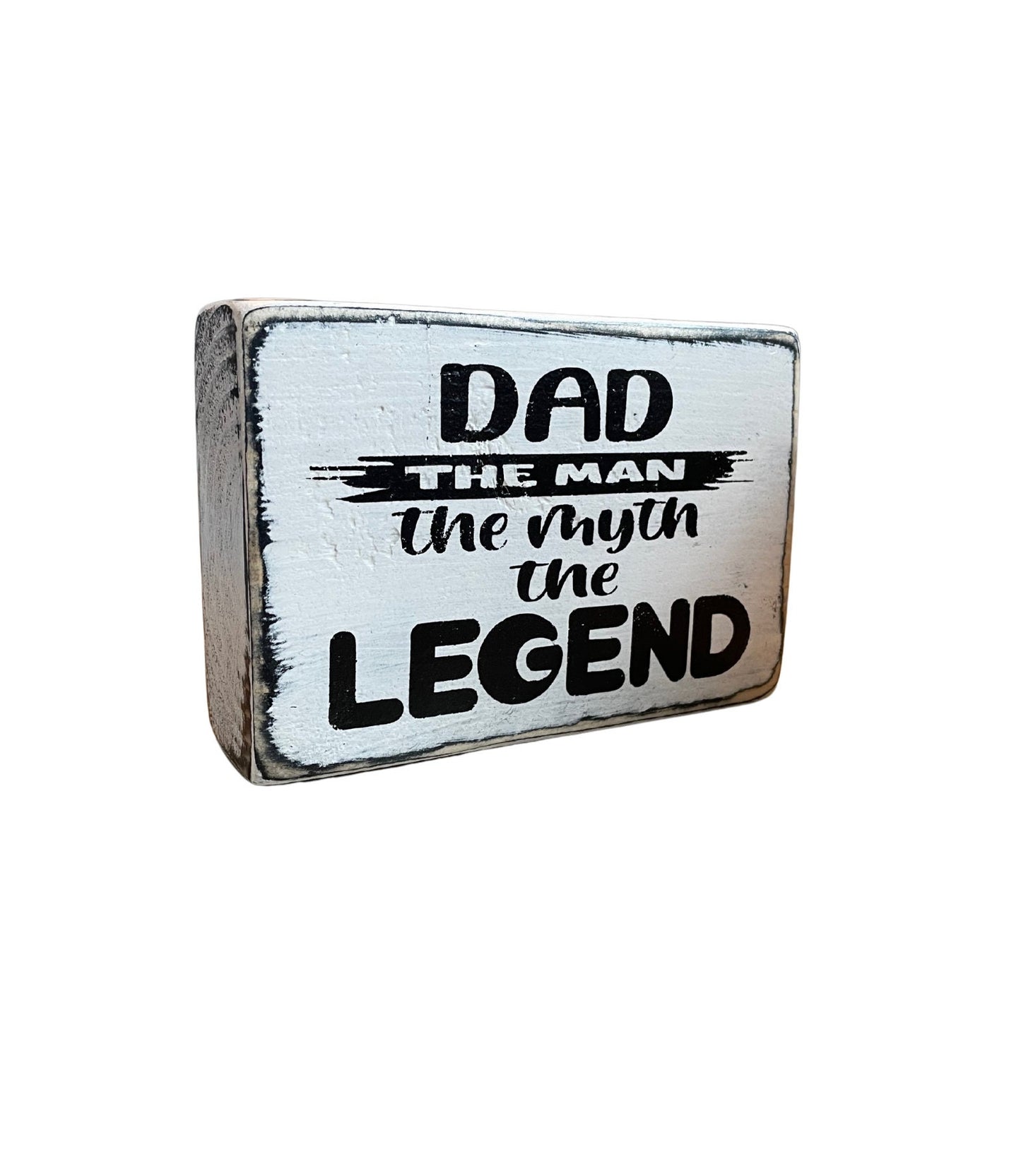 Dad The Man The Myth The Legend - Funny Dad Sign - Gifts For Him - Man Cave Decor - Funny Gifts For Him - Gifts Under 20 - Fathers Day Sign