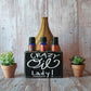 Essential Oil Holder With Words - Crazy Oil Lady - Funny Oil Holder - Apothecary Decor - Rustic Oil Holder - Wood Essential Oil Shelf