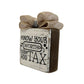 Basket Case Designs Know Your Worth Then Add Tax Wood Block Sign Farmhouse Decor