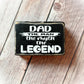 Dad The Man The Myth The Legend - Funny Dad Sign - Gifts For Him - Man Cave Decor - Funny Gifts For Him - Gifts Under 20 - Fathers Day Sign