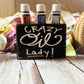 Essential Oil Holder With Words - Crazy Oil Lady - Funny Oil Holder - Apothecary Decor - Rustic Oil Holder - Wood Essential Oil Shelf