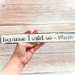 Because I Said So - Wooden Shelf Sitter - Funny Gifts For Her - Wood Mom Sign - Gifts Under 20 - Custom Mom Sign - Gifts For Mom - Wood Art