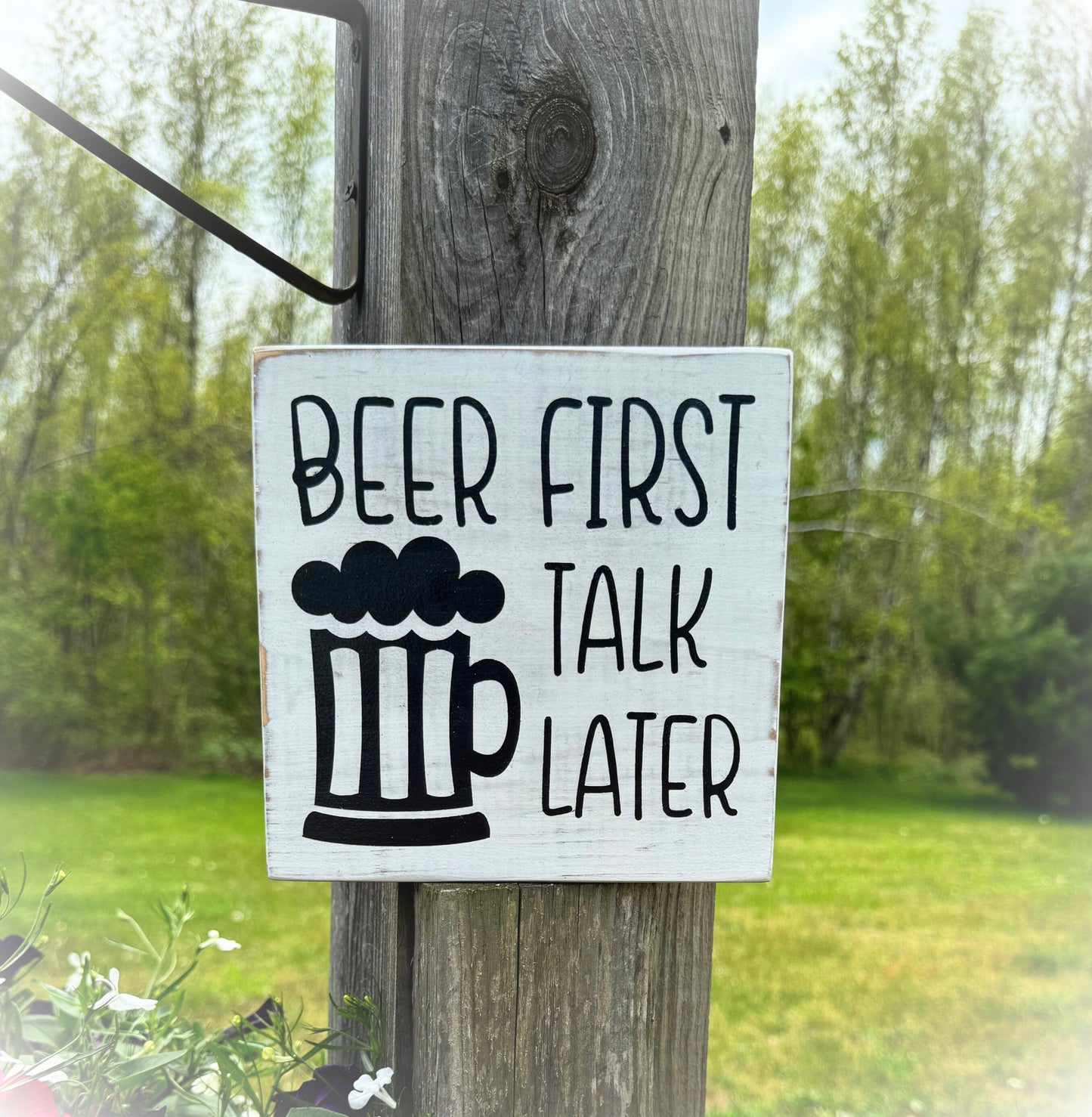 Father's Day Sign - Father's Day Gift - Man Cave Decor - Funny Beer Sign - Funny Bar Decor - Handmade Wooden Sign - Gifts For Him Under 20