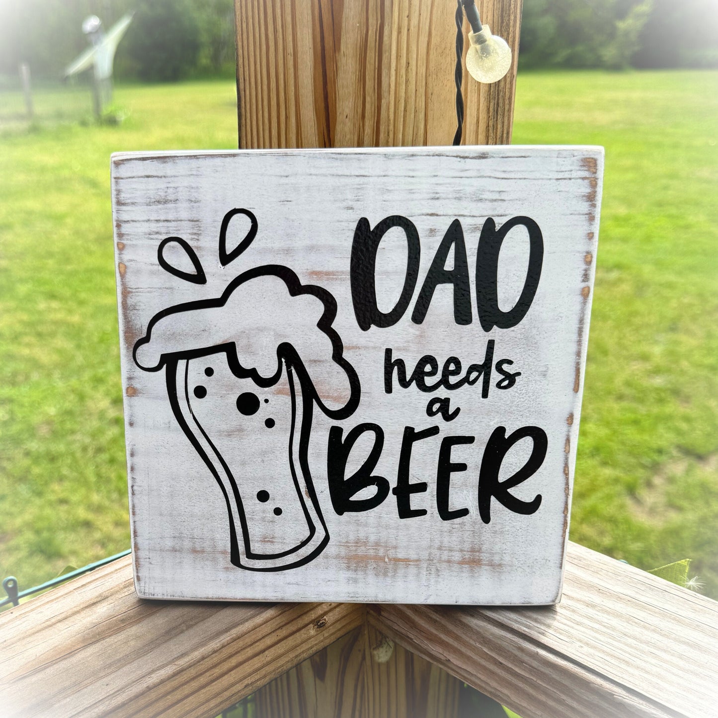 Custom Gifts For Him - Custom Man Cave Decor - Gifts Under 20 - Fathers Day Gift - Father's Day Sign - Wood Bar Sign - Funny Wooden Dad Sign