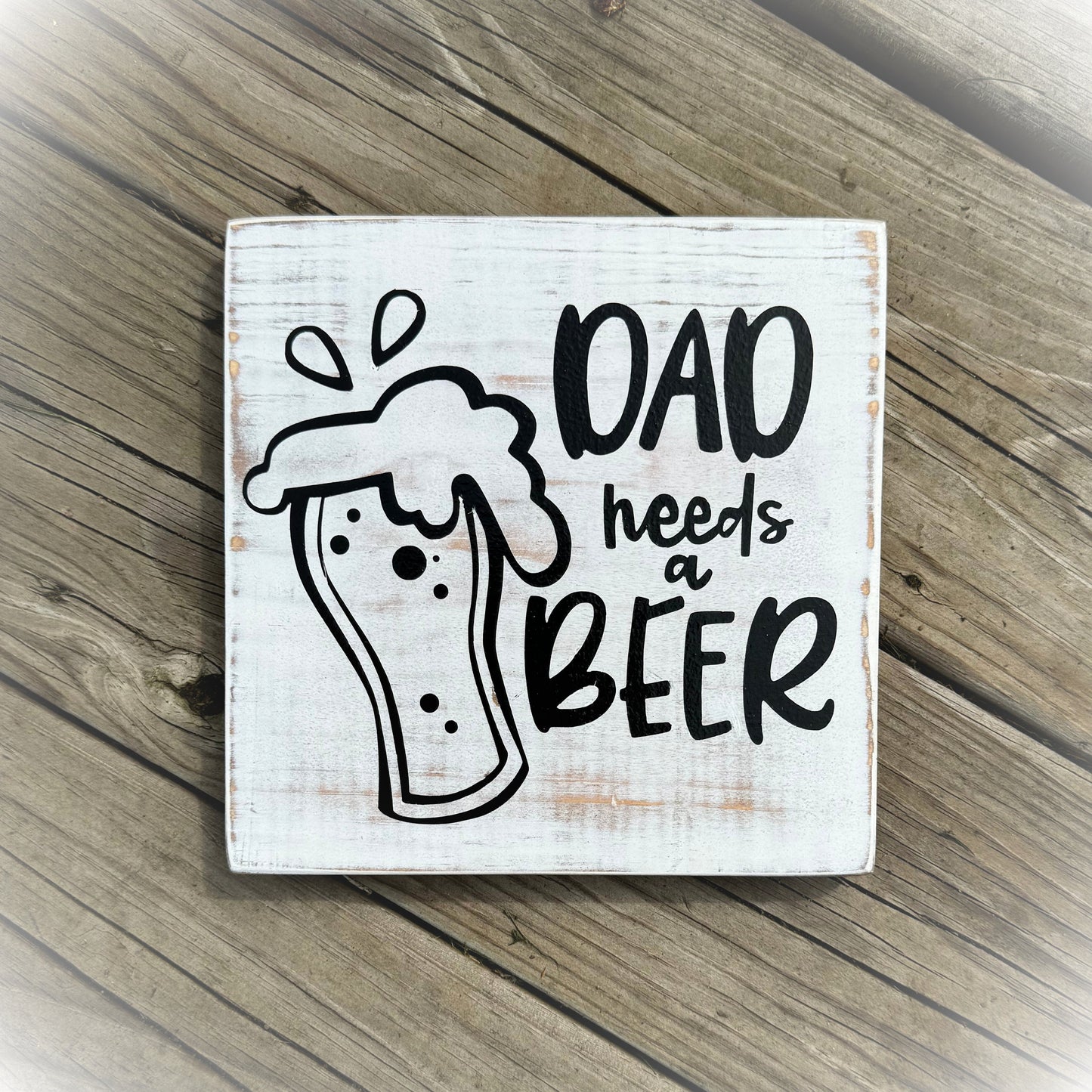 Custom Gifts For Him - Custom Man Cave Decor - Gifts Under 20 - Fathers Day Gift - Father's Day Sign - Wood Bar Sign - Funny Wooden Dad Sign
