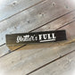 Funny Bathroom Sign – Rustic Hand-Painted Wood Decor, Customizable