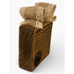 Decorative Wooden Block With Burlap Bow & "This Too Shall Pass" Quote