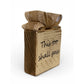 Decorative Wooden Block With Burlap Bow & "This Too Shall Pass" Quote
