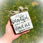 Basket Case Designs Beautiful Day to Leave Me Alone Wood Block Sign Farmhouse